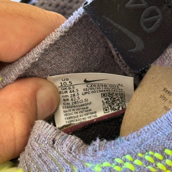 Nike Space Hippie 04 Grey/Volt-Black Men's Size 10.5 CZ6398-001 - Picture 10 of 10